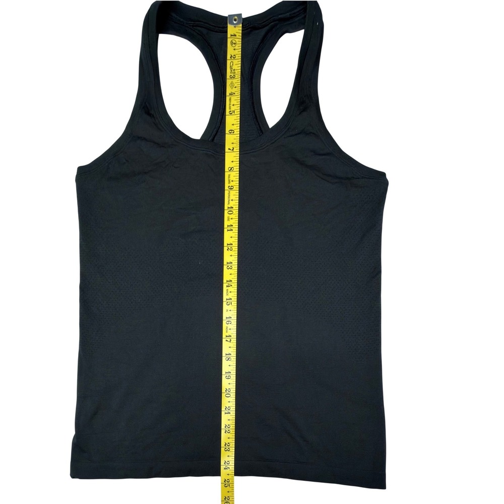 Lululemon Swiftly Tech Racerback Tank Top 2.0 Black Size 8 Activewear Running T9